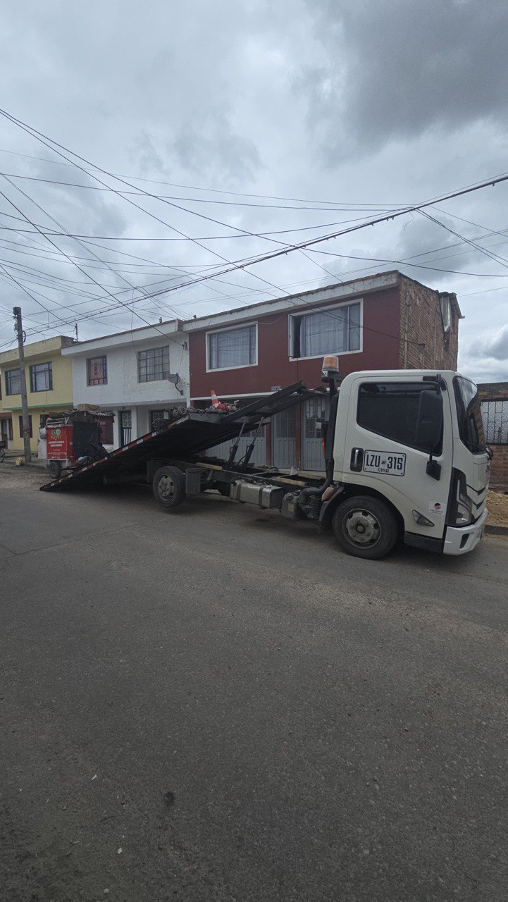 Trabajo profesional con grúas en Chía y Cajicá
